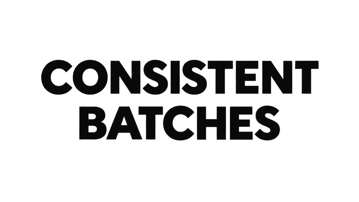 Consistent batches